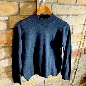 Charcoal Gray Sweater {cotton}